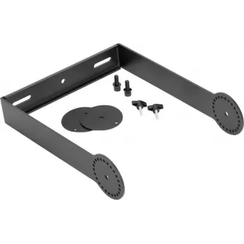 OMNITRONIC zwenkbeugel voor PAS-210/210A MK4 luidspreker-wandbeugel, staal, zwart, 10 kg draagvermogen 11039573