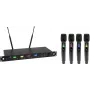 OMNITRONIC UHF-604 4-kanaals UHF-draadloos microfoonsysteem 520-554 MHz 13063605