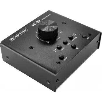 OMNITRONIC VC-22 actieve volumeregelaar, stereo, wandmontage, wit 10355797