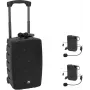 OMNITRONIC WAMS-10BT2 MK2 draagbaar PA-systeem met 2 UHF-zakzenders en headsetmicrofoons (20001024)
