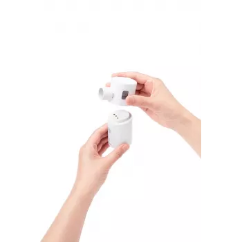 OMRON MicroAIR GO U300 vernevelaar - draagbare trilplaatvernevelaar voor volwassenen & kinderen, handzaam, stil <20 dB, inclusief maskers en batterijen