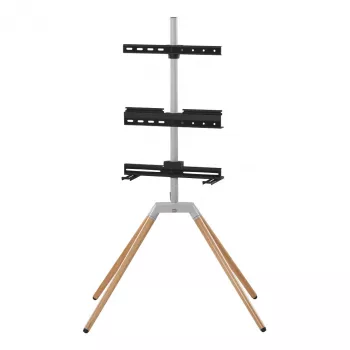 One for All universele tv-standaard Quadpod (zilver/zwart)