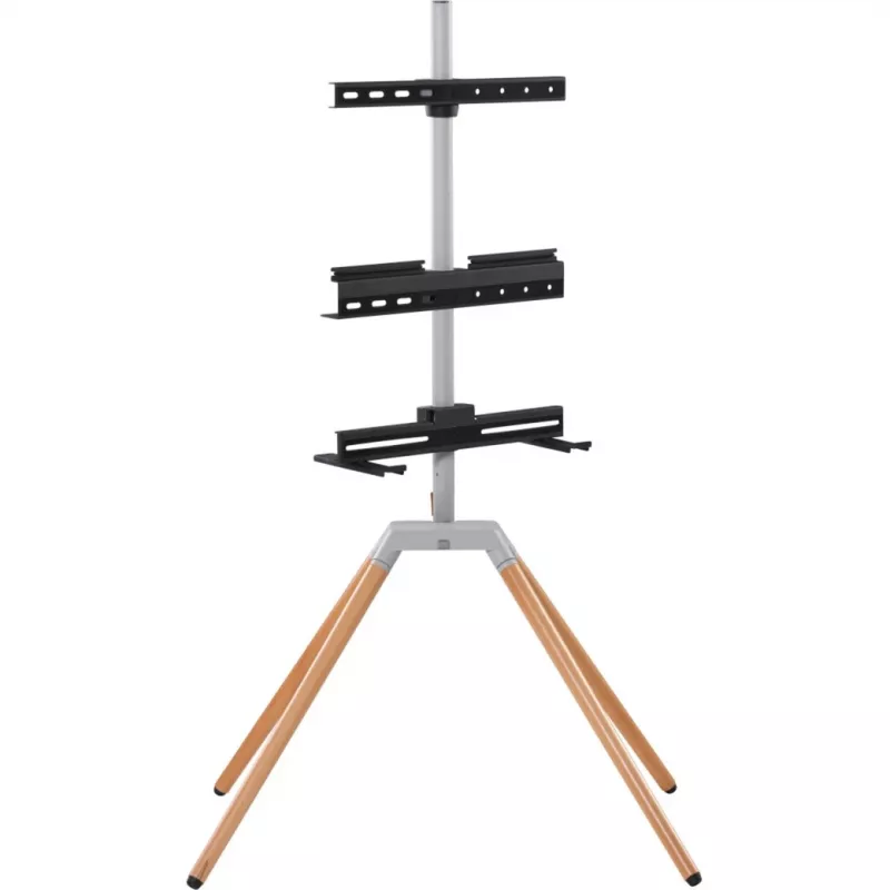 One for All universele tv-standaard Quadpod (zilver/zwart)