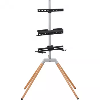 One for All universele tv-standaard Quadpod (zilver/zwart)