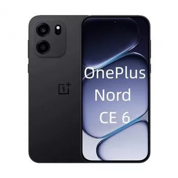 OnePlus Nord CE 6 5G Dual SIM 8GB RAM 256GB Midnight Black smartphone met 6,72 inch 120Hz display, 108MP camera, 5000mAh 67W laden