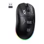 ONIKUMA DM03 RGB gaming-muis – bedrade optische muis met 6400 DPI, 7 programmeerbare knoppen, ergonomisch ontwerp voor rechtshandigen, zwart
