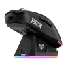 ONIKUMA DM07 RGB gamingmuis, bedraad/draadloos 2,4G, PAW3311, 24000 DPI, 1000 Hz, 500 mAh, zwart