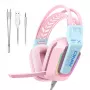 ONIKUMA X13 gaming-hoofdtelefoon roze