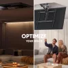 ONKRON N3LE-B Plafondbeugel voor tv's van 50-75 inch, zwart