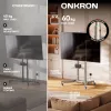 ONKRON TS1571-C Mobiele tv-standaard voor 32-75 inch, champagne