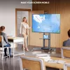 ONKRON TS1571-G Mobiele tv-standaard voor 32-75 inch, grafiet