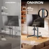 ONKRON TS1571-G Mobiele tv-standaard voor 32-75 inch, grafiet
