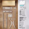 ONKRON TS1871-C mobiele tv-standaard voor 55-90 inch, champagne