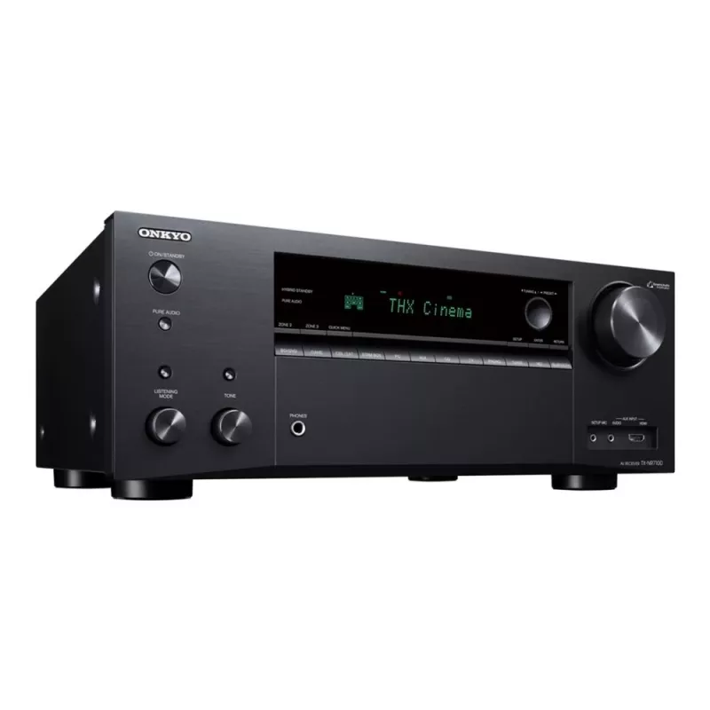 Onkyo TX-NR7100M2 9.2 AV-netwerk-receiver 8K THX Wi-Fi Bluetooth Atmos Sonos-gecertificeerd, zwart