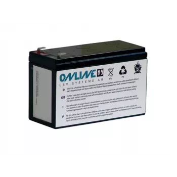 Online USV vervangende accu voor YUNTO 800 (12V 9Ah, VRLA AGM)