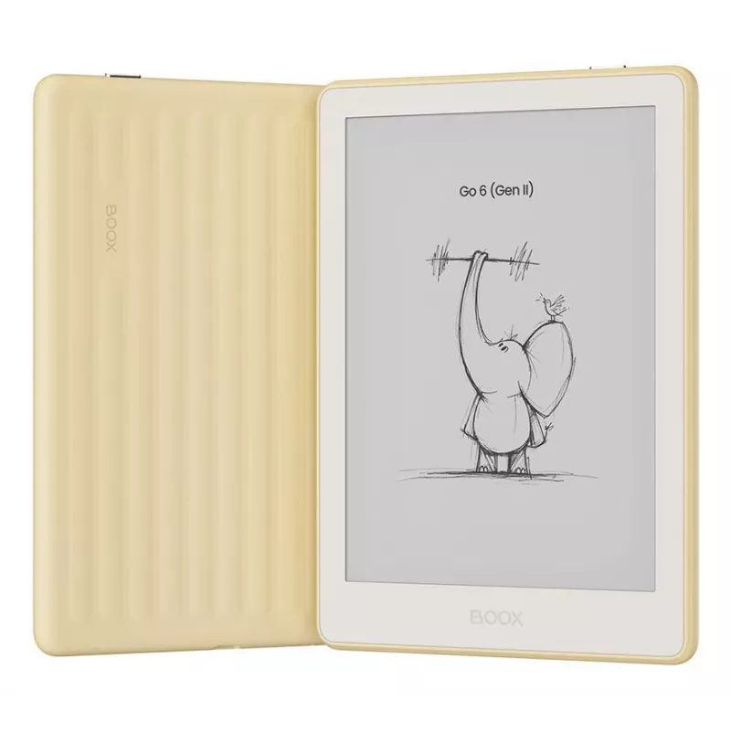 ONYX BOOX Go 6 (Gen II) 6-inch e-reader met E Ink Carta 1200, 4GB RAM, 64GB opslag, Android 12, Wi-Fi & Bluetooth
