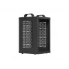 Open Rack 10 9U 280x300 zwart wandmontage open frame
