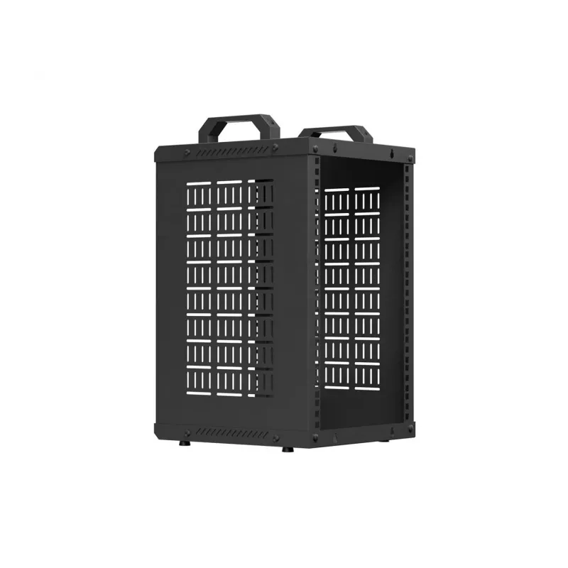 Open Rack 10 9U 280x300 zwart wandmontage open frame