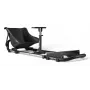 Oplite 104317 NitroKart V2 racing cockpit – zwart stalen sim-racing-rig met verstelbare kuipstoel