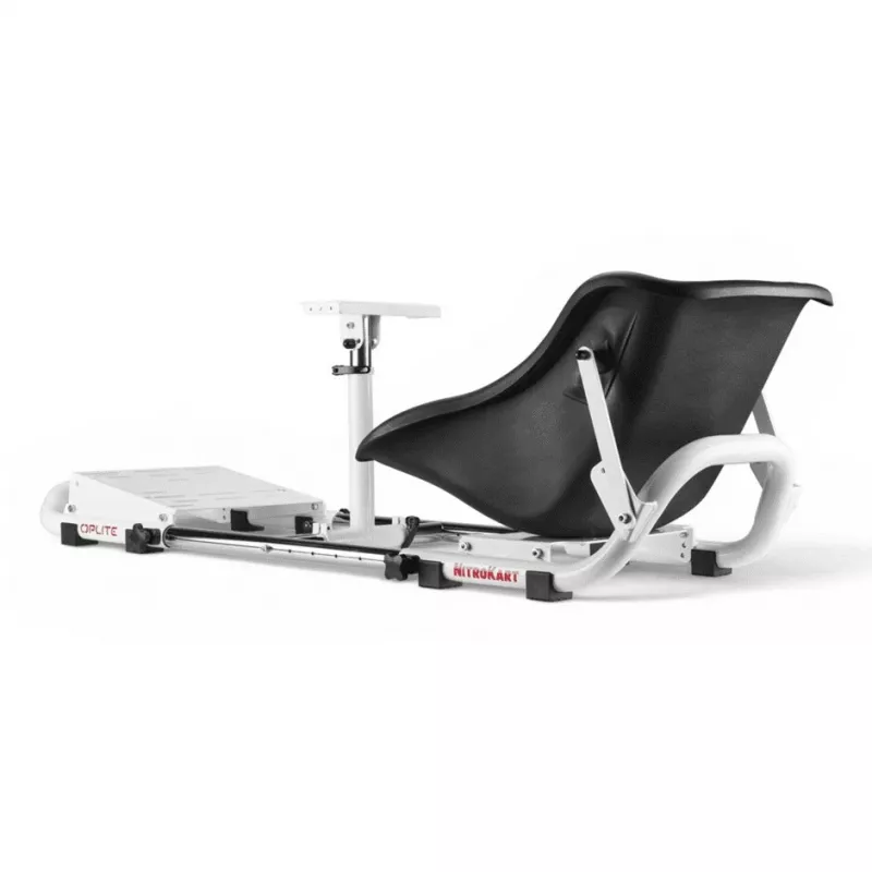 Oplite 104318 racing cockpit – sim-racing chassis met verstelbare stuurwiel- en pedaalhouders