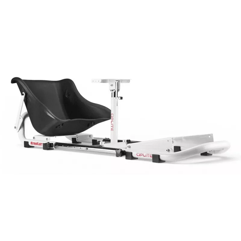 Oplite 104318 racing cockpit – sim-racing chassis met verstelbare stuurwiel- en pedaalhouders
