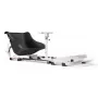 Oplite 104318 racing cockpit – sim-racing chassis met verstelbare stuurwiel- en pedaalhouders