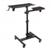 OPLITE universele standaard met wielen voor toetsenbord en muis – mobiele werkstationtrolley