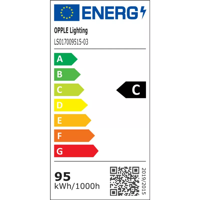 OPPLE LEDHighbay-P6 95W-840-W LED-hallamp voor hoge ruimtes