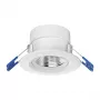 OPPLE Chiara inbouw-LED-plafondspot 9W 675lm warmwit 2700K TRIAC dimbaar, wit