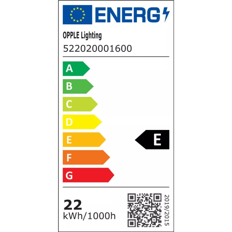 OPPLE LED wandlamp E2, rond, 275 mm, 22 W