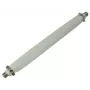 Opticum plat raamdoorvoerkabel F-bus naar F-bus 25 cm wit