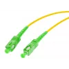 OPTIX singlemode 9/125 simplex glasvezel-patchkabel, 3m, SC/APC naar SC/APC, 3,0 mm LSZH geel
