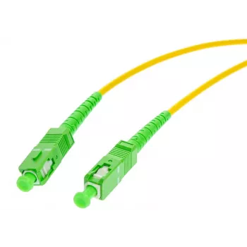 OPTIX singlemode 9/125 simplex glasvezel-patchkabel, 3m, SC/APC naar SC/APC, 3,0 mm LSZH geel