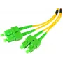 OPTIX singlemode duplex patchkabel SC/APC naar SC/APC 1 m LSZH geel