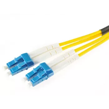 OPTIX singlemode duplex glasvezel-patchkabel LC/UPC naar LC/UPC 3m LSZH geel