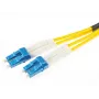 OPTIX singlemode duplex glasvezel-patchkabel LC/UPC naar LC/UPC 3m LSZH geel