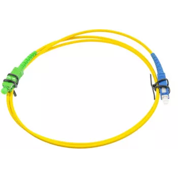 OPTIX single-mode glasvezel-patchkabel SC/UPC naar SC/APC simplex 1 m LSZH geel