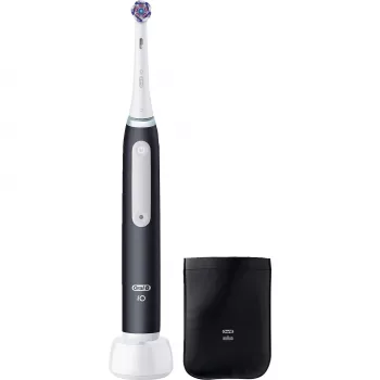 Oral-B iO White Clean elektrische tandenborstel, zwart/wit met reisetui