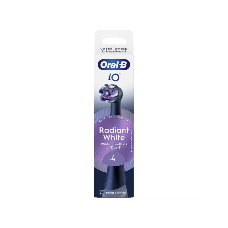 Oral-B iO Whitening Opzetborstels 4-pack (Zwart)