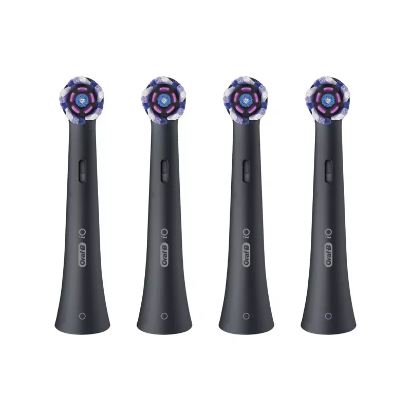 Oral-B iO Whitening Opzetborstels 4-pack (Zwart)