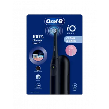 ORAL-B iO2 Night Black elektrische tandenborstel met reisetui
