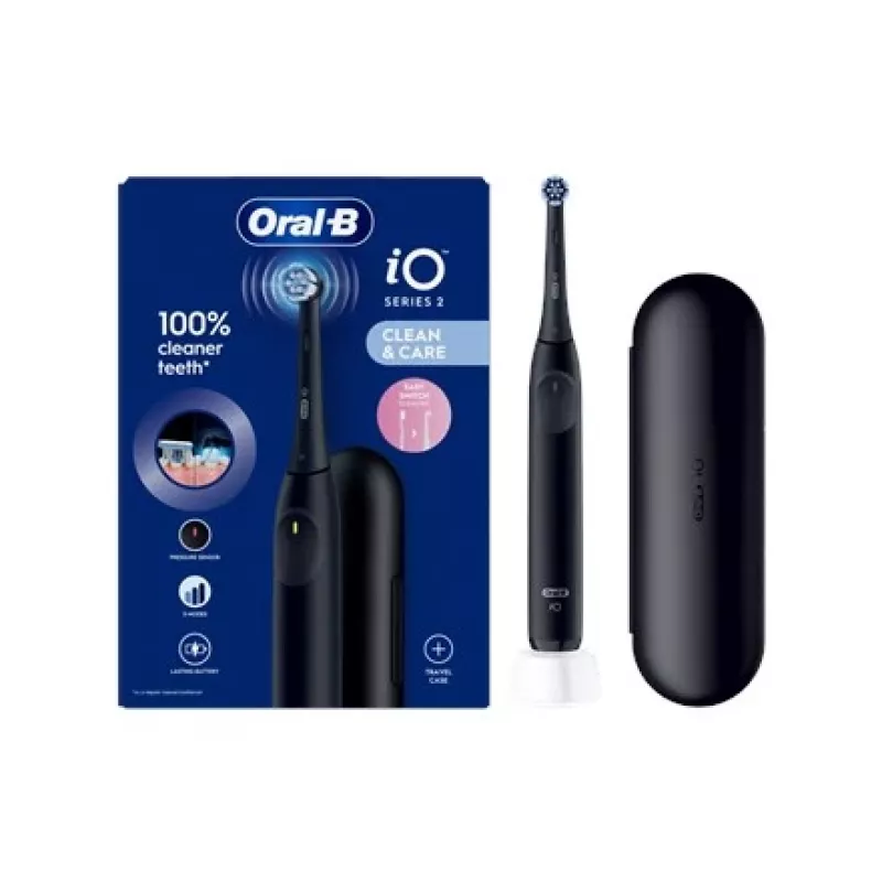 ORAL-B iO2 Night Black elektrische tandenborstel met reisetui
