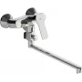 Oras Linea eenhendel-douchemengkraan chroom 150 mm