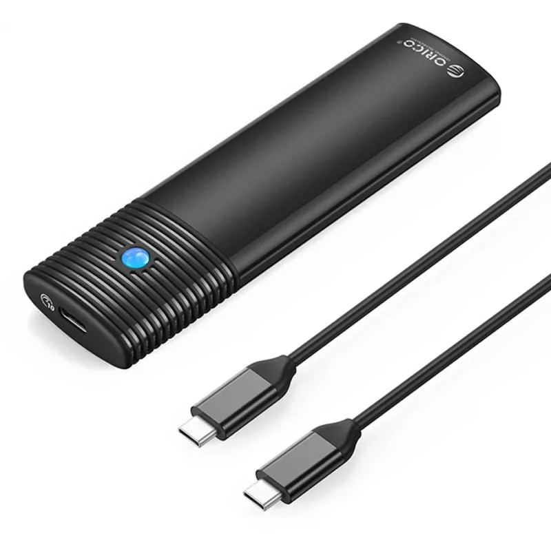 ORICO PWDM2-G2-BK-EP M.2 NVMe/SATA SSD-behuizing, 10Gbps, zwart