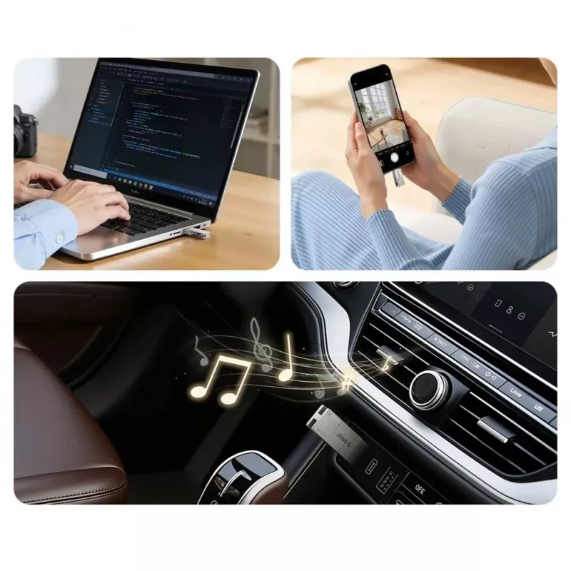 ORICO U301 32GB dual USB-A & USB-C USB 3.2 Gen 1 flashdrive zilver
