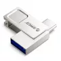 ORICO U301 32GB dual USB-A & USB-C USB 3.2 Gen 1 flashdrive zilver