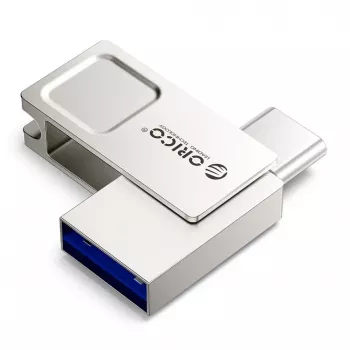 ORICO U301 64GB USB-A USB-C USB 3.2 Gen 1 USB-stick - zilver