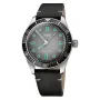 ORIS Aquis Date 40mm automatisch herenhorloge met blauwe wijzerplaat en roestvrijstalen armband 40530752089