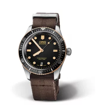 ORIS Aquis Date 43540752030 heren automatisch horloge 40mm blauwe wijzerplaat RVS band