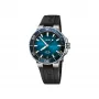 ORIS duikhorloge voor heren 41350742274FC 41.50mm automatisch blauwe wijzerplaat blauwe rubberen band